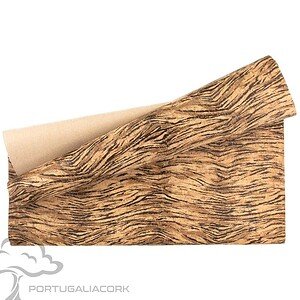 Cork leather printing Tiger