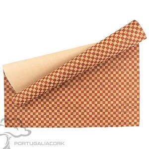 Stampa in pelle di sughero Dama rossa