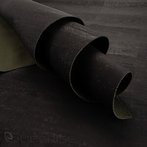 Cork leather BIO Black