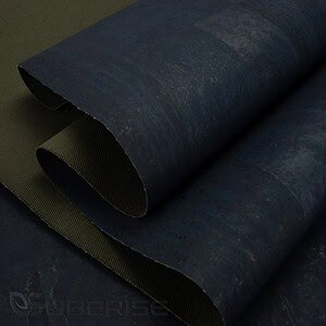Cork leather BIO Navy blue