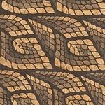 Korkleder-Druck „Mosaikblätter“