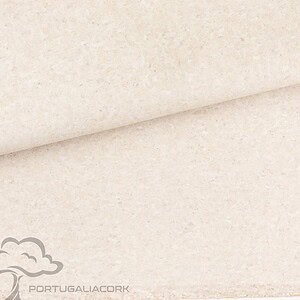 Cork leather Agglo white