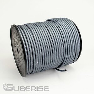 Cork cord 5,5 mm pearl grey