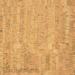Cork paper Natural with gold