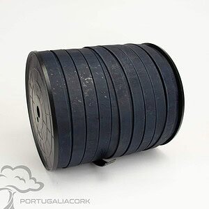 Cork stripe 15 mm navy blue
