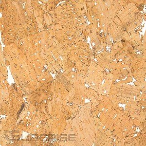 Cork leather Glossy Marble Natural w/ gold