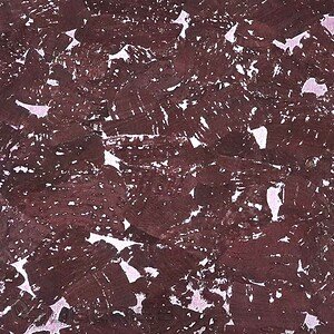 Cork leather Glossy Marble Purple w/ silver