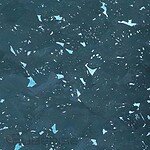 Korkleder, glänzender Marmor, blaugrün mit Silber