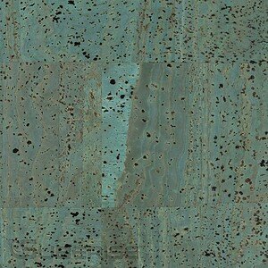 Cork leather Blue