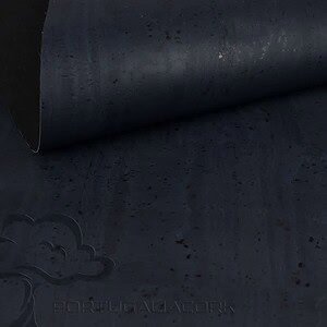 Cork leather Navy blue