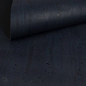 Cork leather Navy blue