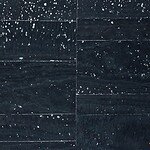 Korkleder, marineblau mit Silber