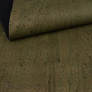 Cork leather Army green