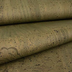 Cork leather Army green