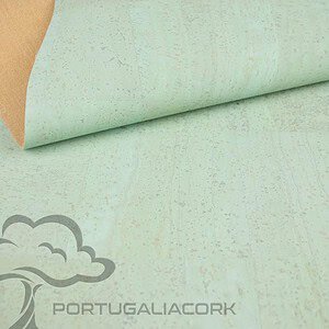 Cork leather Light green
