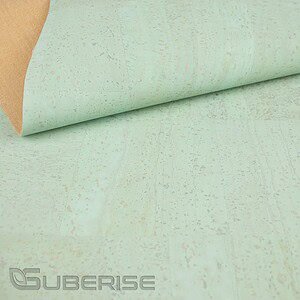 Cork leather Light green