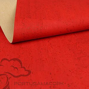 Cork leather Red Candy