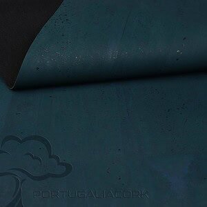 Cork leather Teal