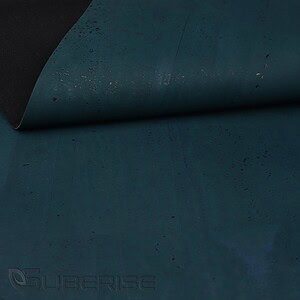 Cork leather Teal