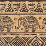 Cork fabric printing