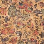 Cork fabric printing