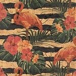 Cork fabric printing