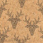 Cork fabric printing