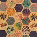 Cork fabric printing