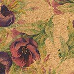 Cork fabric printing