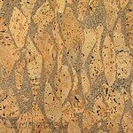 Textured cork surface with natural patterns