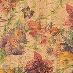 Cork fabric printing